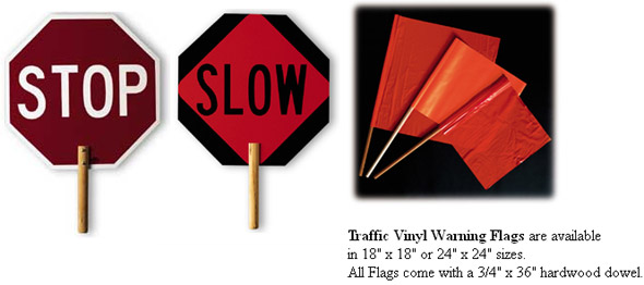 Stop/Go Reflective Folding Traffic Sign, Aluminum, Paddle Sign