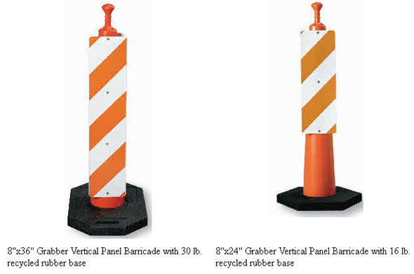 Grabber Vertical Panel Barricades